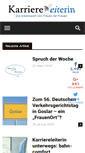 Mobile Screenshot of karriereleiterin.net